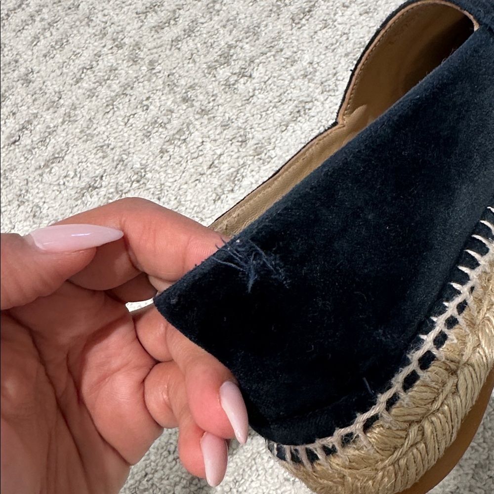 Chanel Espadrille 40 Velvet Cap Toe CC Monogram Flats CC-0712N-0004 - Picture 8 of 12